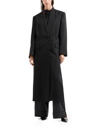 Emporio Armani - Emporia Armani Single Breasted Coat - Lyst