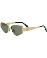 Celine - Triomphe Cat Eye Sunglasses, 55Mm - Lyst