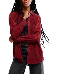 Free People - Faith Button Down Shirt - Lyst
