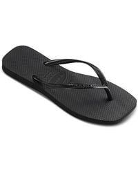 Havaianas - Slim Square Toe Slip On Flip Flop Sandals - Lyst
