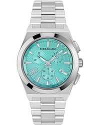 Ferragamo - Vega Upper East Chronograph, 42Mm - Lyst