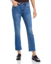 Aqua - High Rise Skinny Jeans - Lyst