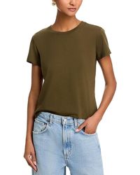 FRAME - Fitted Crewneck Tee - Lyst