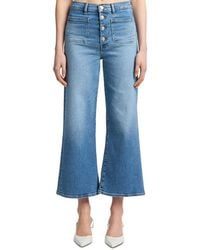 7 For All Mankind - Ultra High Rise Cropped Flare Jeans - Lyst
