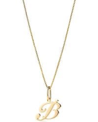 Ana Luisa - Solid Script Letter Necklace - Lyst