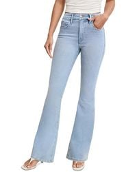 GOOD AMERICAN - Soft Tech Good Legs Flare Jeans - Lyst