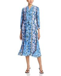 Tahari - The Mila Twilight Striped Printed Dress - Lyst