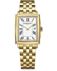 Raymond Weil - Toccata-Tone Rectangular Watch, 23Mm - Lyst