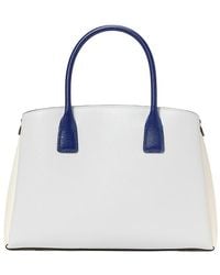 Kate Spade - Serena Color Blocked Saffiano Leather Satchel - Lyst