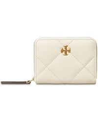Tory Burch - Small Kira Diamond Quilt Zip Around Wallet - Lyst