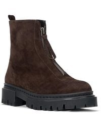 STAUD - Miles Zip Ankle Boots - Lyst