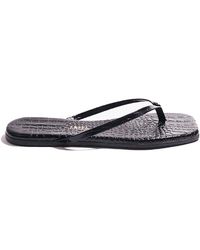 TKEES - Lily Square Toe Flip Flops - Lyst