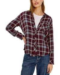 Rails - Hunter Button Front Woven Shirt - Lyst
