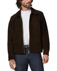 Joe's Jeans - Suede Dress Zipper Jacket - Lyst