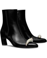 Tory Burch - Pierced Xl Ankle Boots - Lyst