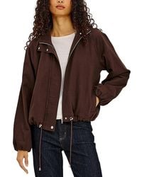 Rails - Blake Stand Collar Drawstring Jacket - Lyst