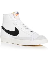 Nike Blazer Mid Mesh Black High Top Trainers Lyst