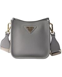 Prada - Mini Leather Shoulder Bag - Lyst