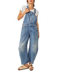 Free People - We The Free Good Luck Overalls - Lyst