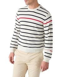 Robert Talbott - Cooke Engineered Stripe Sweater - Lyst