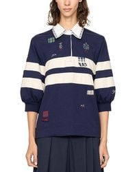 Sea - Claira Embroidered Rugby Top - Lyst
