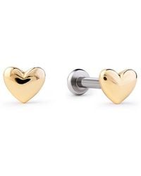 Ana Luisa - Solid Heart Flatback Studs - Lyst