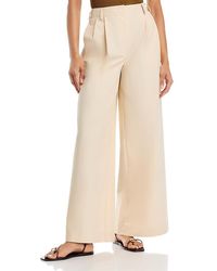 Jonathan Simkhai - Sinkhai Leroy Pleated Wide Leg Pants - Lyst