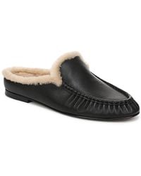 Vince - Tevin Shearling Loafers - Lyst