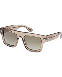 Tom Ford - Fausto Geometric Sunglasses, 53Mm - Lyst