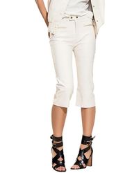 Cynthia Rowley - Leather Capris - Lyst