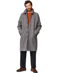 aubi - Dawes Wool Blend Overcoat - Lyst