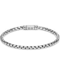 John Hardy - 'classic Chain' Silver Box Chain Bracelet - Lyst