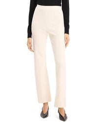 Theory - Kick Flare Compact Crepe Pants - Lyst