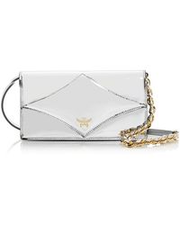 MCM - Diamond Leather Wallet On A Chain - Lyst