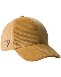 Prada - Corduroy Baseball Cap - Lyst