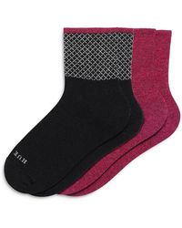 Hue - Mini Crew Socks, Pack Of 2 - Lyst