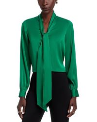 Tahari - Nicoletta Silk Blend Top - Lyst