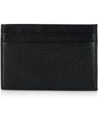Polo Ralph Lauren Pebbled Leather Card Case With Money Clip in Black for  Men | Lyst