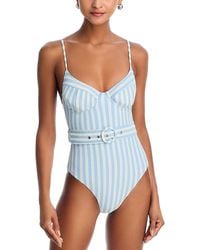 Jonathan Simkhai - Noa Underwire Belted One Piece Swimsuit - Lyst