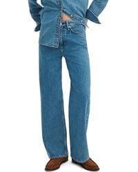 Rag & Bone - Logan High Rise Wide Leg Jeans - Lyst