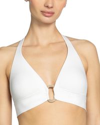 Robin Piccone - Margot O Ring Halter Bikini Top - Lyst