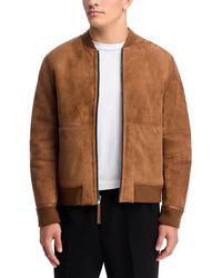 Vince - Shearling Bomber Jacket - Lyst