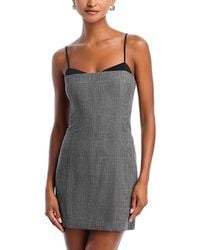 French Connection - Owen Plaid Peekaboo Dress - Lyst