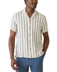 Faherty - Short Sleeve Palma Linen Shirt - Lyst