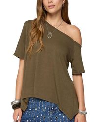 Edikted - Josy Off Shoulder Handkerchief Top - Lyst