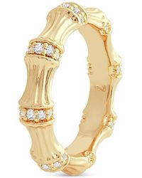 Anabel Aram - Sculpted Bamboo Ring - Lyst
