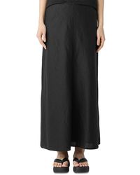 Eileen Fisher - Linen A Line Bias Cut Skirt - Lyst