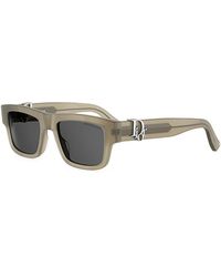 Dior - Oblique Rectangular Sunglasses, 52Mm - Lyst