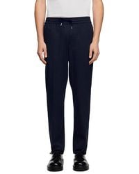 Sandro - Alpha Cotton Blend Straight Leg Drawstring Pants - Lyst