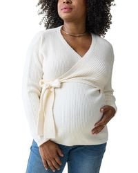 Ingrid & Isabel - Nursing Wrap Sweater - Lyst